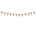 Girlanda Flagietki, kraft, 2,1 m Partydeco (FLG17)