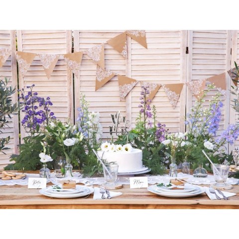 Girlanda Flagietki, kraft, 2,1 m Partydeco (FLG17)