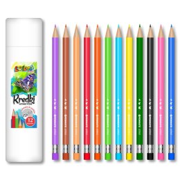 Kredki ołówkowe automatyczne w tubie 5906910831848 12 kol. Kolori (TT8878)