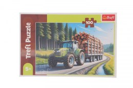 Puzzle Ciagnik leśny 100 el. Trefl (16493)