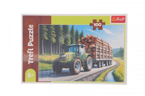 Puzzle Ciagnik leśny 100 el. Trefl (16493)