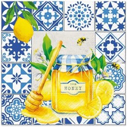 Serwetki Lunch Citrus And Honey różne celuloza [mm:] 330x330 Paw (SDL145800)