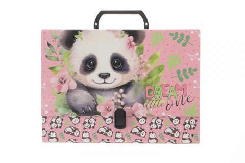 Teczka z szerokim grzbietem na klips Panda A4 różne Derform (TRGPA10)