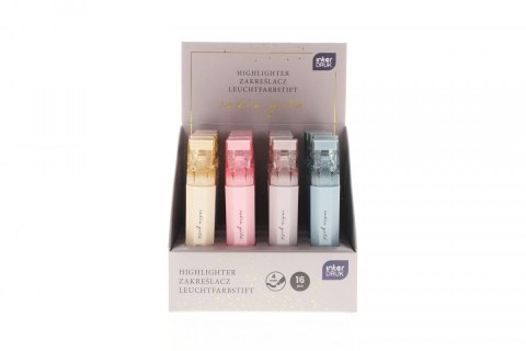 Zakreślacz Satin Gold 16 szt wkład mix Interdruk