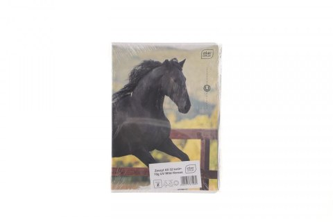 Zeszyt WILD HORSES A5 32k. 70g linia kolor Interdruk
