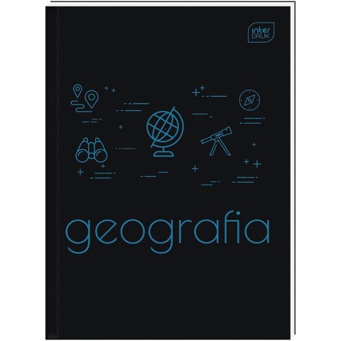 Brulion A5 GEOGRAFIA 80k. 70g krata Interdruk