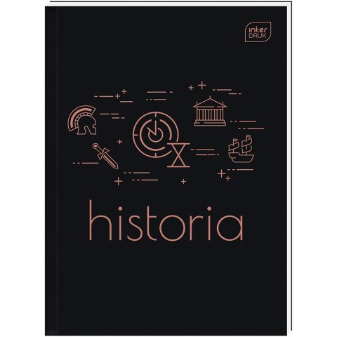 Brulion HISTORIA A5 80k. 70g krata Interdruk