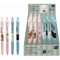 Długopis żelowy PUPPY SIGN zgripem wkład niebieski 0,7mm Interdruk (żelowy)