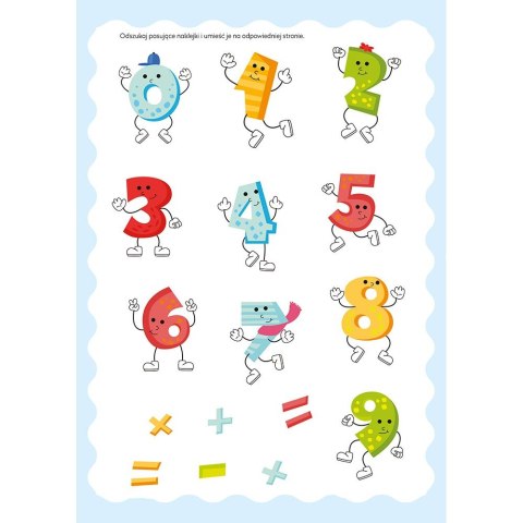 Kolorowanka cyfry+zadania Interdruk