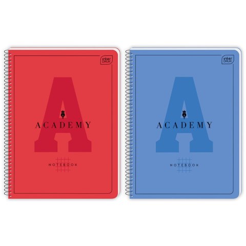 Kołozeszyt (kołonotatnik) Hybrid Academy 90g A5+ 80k. 90g krata Interdruk