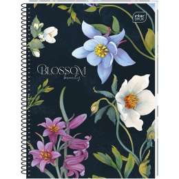 Kołozeszyt (kołonotatnik) Hybrid Fiori A6 80k. 70g krata Interdruk