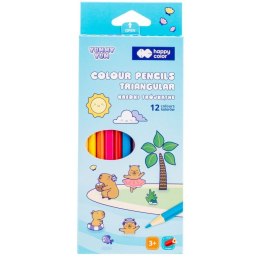 Kredki ołówkowe 12 kol. Happy Color (HA 2313 13YU K12)
