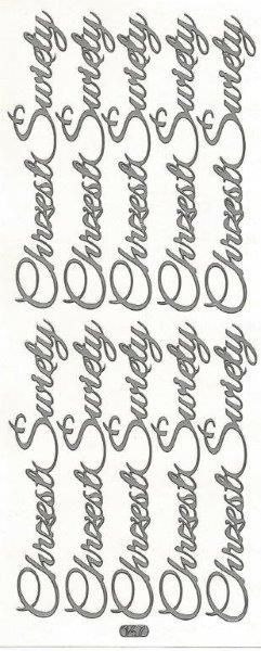 Naklejka (nalepka) Chrzest Święty złote Farro (147)