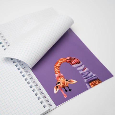 Notes (notatnik) A4 zyrafa 80k. krata Narcissus