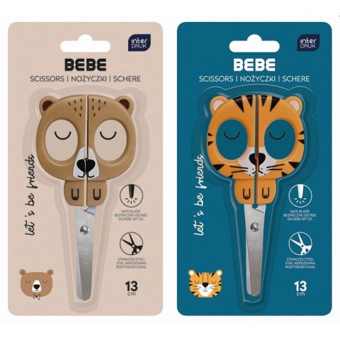 Nożyczki BB KIDS 13cm Interdruk