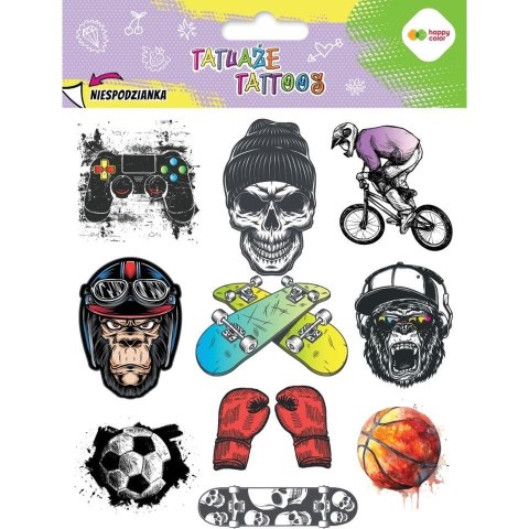 Tatuaż zmywalny be cool Happy Color (HA 4261 1520-UR03)