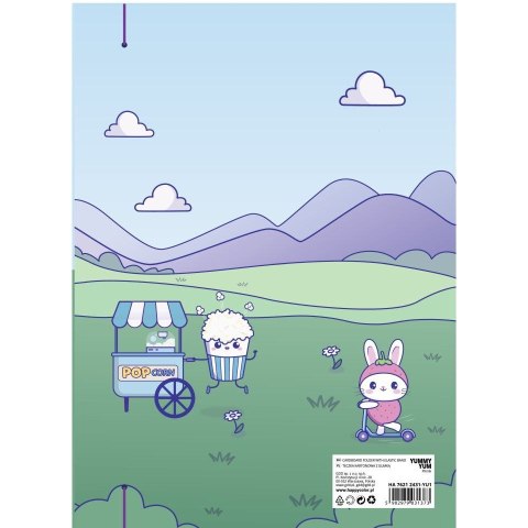 Teczka kartonowa na gumkę BLOOM-Boho, A4 mix [mm:] 240x310 Happy Color (HA 7621 2431-YU1)