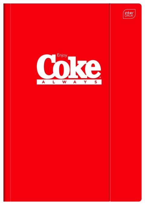 Teczka kartonowa na gumkę COCA COLA HYBRID A4 mix Interdruk