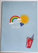 Zeszyt COCA COLA MAT+UV A5 32k. 70g trzy linie Interdruk