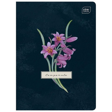 Zeszyt HYBRID FLORI A5 80k. 70g krata Interdruk
