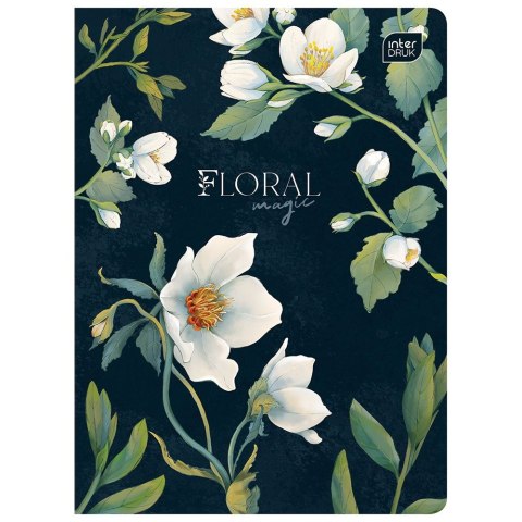 Zeszyt HYBRID fLORI A5 60k. 70g krata Interdruk