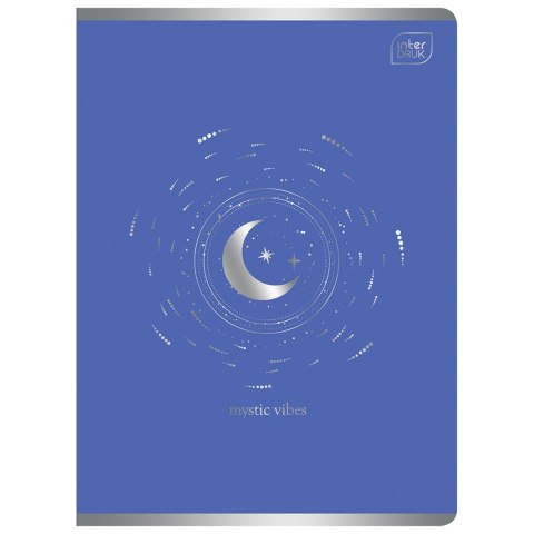 Zeszyt METALIC A5 60k. 70g krata Interdruk