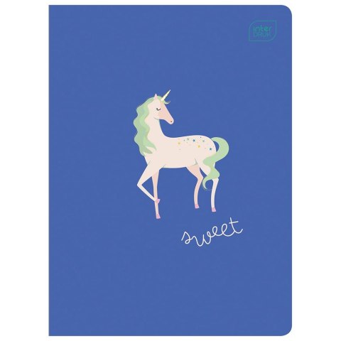 Zeszyt SWEET A5 32k. 70g linia kolor Interdruk