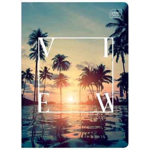 Zeszyt travel A5 96k. 70g krata Interdruk