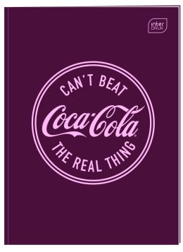 Zeszyt tematyczny COCA COLA HYBRID A6 32k. 70g krata Interdruk (do słówek)
