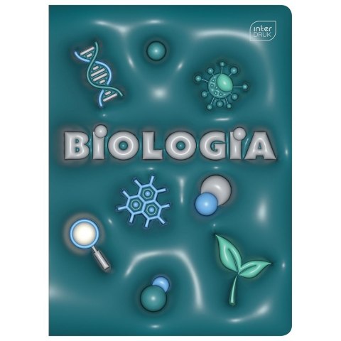 Zeszyt tematyczny HYBRID BIOLOGIA A5 60k. 70g krata Interdruk (+pigułka wiedzy)