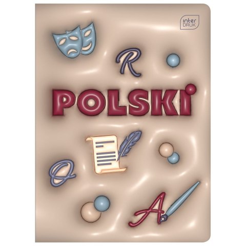 Zeszyt tematyczny A5 HYBRID +pigułka wiedzy 60k. 70g linia Interdruk