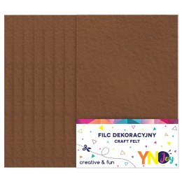 Filc kolor: brązowy 8 ark. [mm:] 210x297 Interdruk (IFILCBRĄZ)