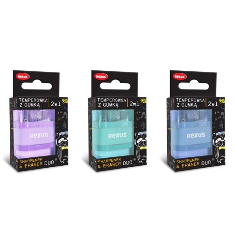 Gumka do mazania +temperówka Rexus (6202)