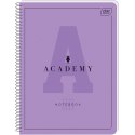Kołozeszyt (kołonotatnik) ACADEMY Hybry A4+ 80k. 90g krata Interdruk