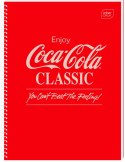 Kołozeszyt (kołonotatnik) COCA COLA HYBRID A4 100k. 70g krata Interdruk