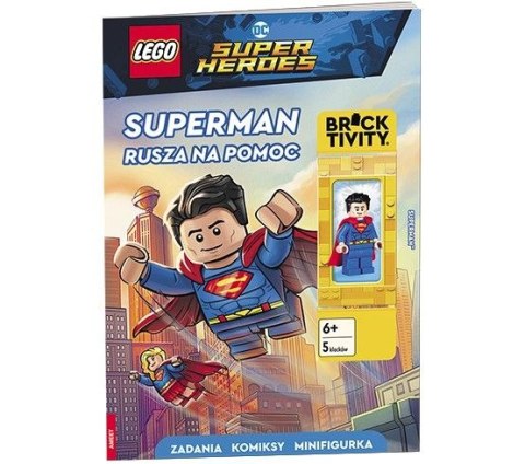 Książeczka edukacyjna LEGO® DC Super Heroes™. Superman rusza na pomoc Ameet (LNC 6462)
