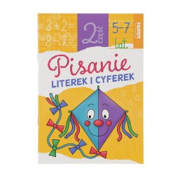 Książeczka edukacyjna pisanie literek i cyferek Literka
