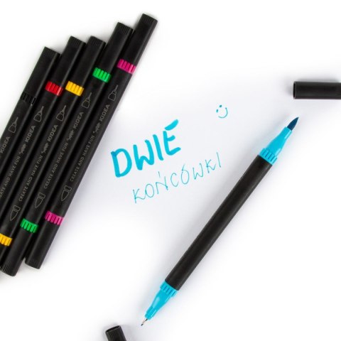 Marker permanentny wkład mix okrągła końcówka Kidea (MBC6KKA)