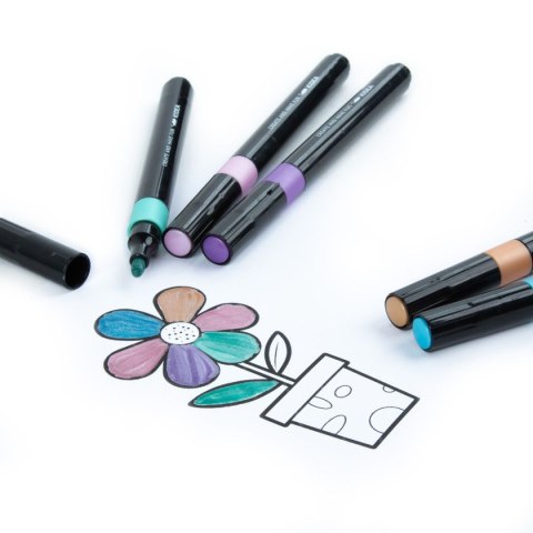 Marker permanentny wkład mix okrągła końcówka Kidea (MMA5KA)