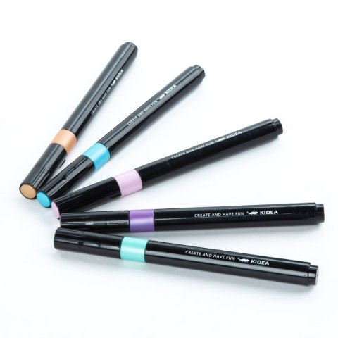 Marker permanentny wkład mix okrągła końcówka Kidea (MMA5KA)