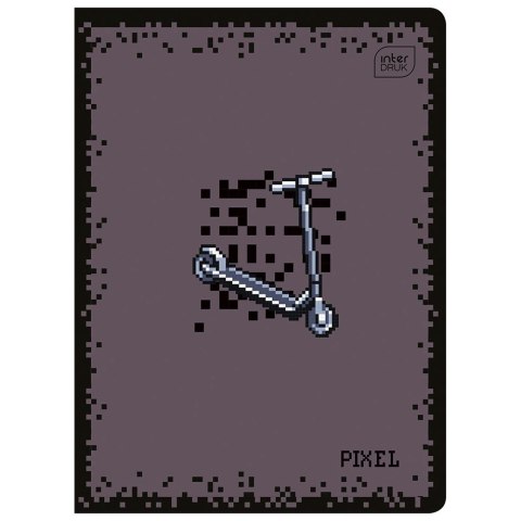 Zeszyt PIXEL A5 16k. 70g krata Interdruk (ZE16KFK)