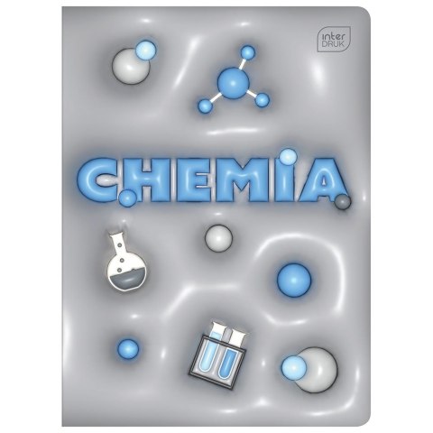 Zeszyt tematyczny HYBRID CHEMIA A5 60k. 70g krata Interdruk (+pigułka wiedzy)