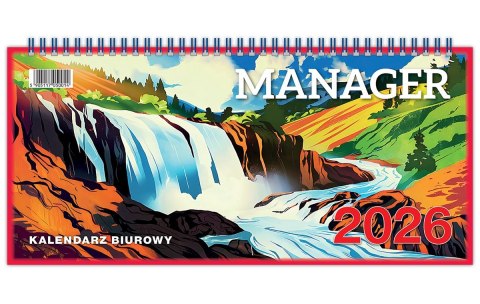 Kalendarz biurkowy MANAGER biurkowy 320mm x 150mm Wydawnictwo Telegraph