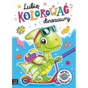 Książka dla dzieci LUBIĘ KOLOROWAĆ DINOZAURY