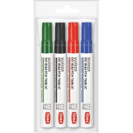 Marker suchościeralny wkład 4 kolory ścięta końcówka Toma (TO-260)