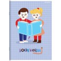 Zeszyt BOOKWORM/RETRO A5 32k. 70g podwójna linia kolor Top 2000 (400169401)