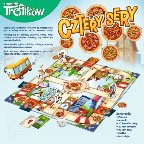 Gra planszowa Rodzina Treflików Cztery Sery Cztery Sery Trefl (02282)