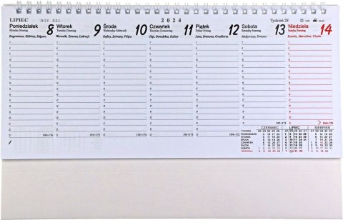 Kalendarz biurkowy biurkowe 130mm x 290mm Darrieus