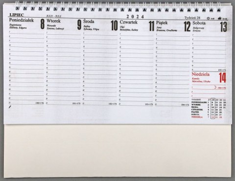 Kalendarz biurkowy biurkowe 135mm x 260mm Darrieus