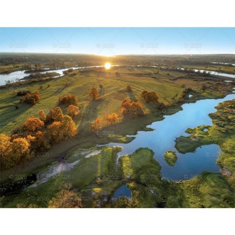 Kalendarz ścienny PEJZAŻE POLSKIE 13-planszowe 320mm x 470mm Lucrum (RW01)